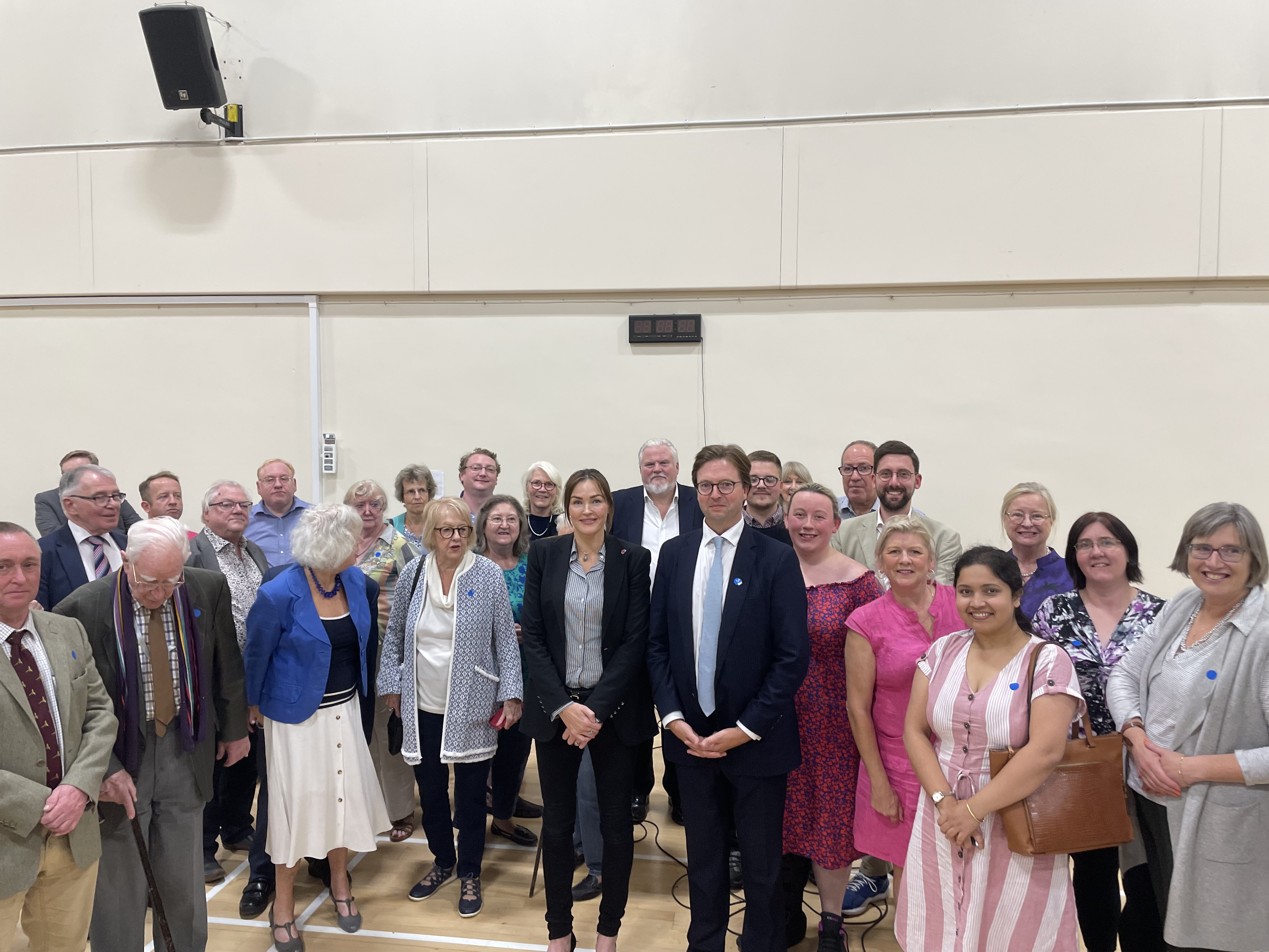 The Dorking & Horley Conservative Team after Marisa Heath was selected as our Parliamentary Candidate.